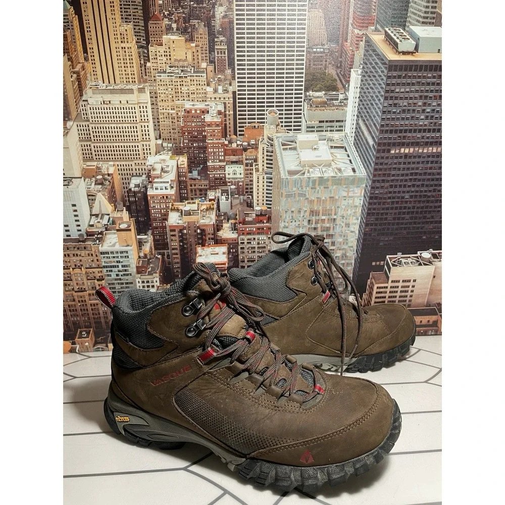 Vasque Hiking Boots Ultra Dry Vibram Soles 7424M Mens Size 11 M Brown - Picture 4 of 10